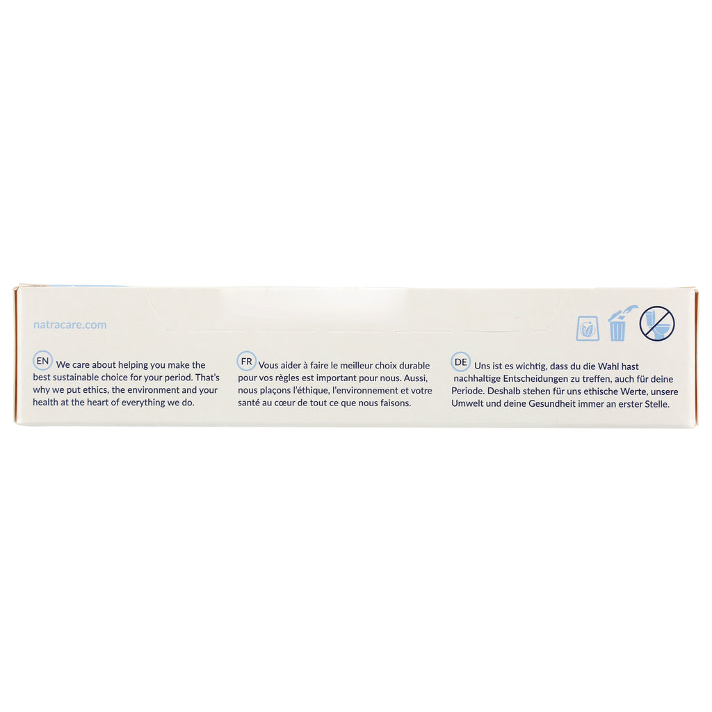 NCR003 | box back with English, French and German sustainability message and recycling icons - Thumbnail