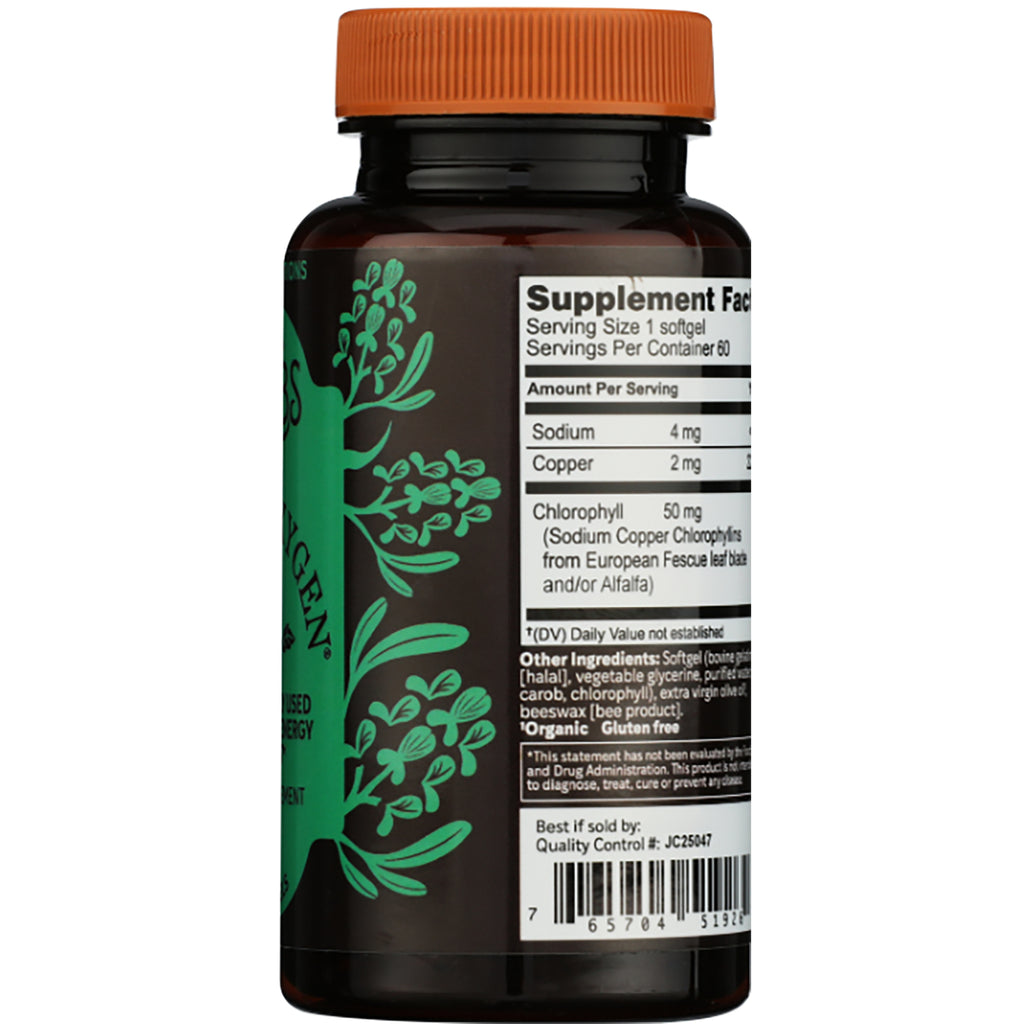 HE102 | Back of supplement bottle showing Supplement Facts panel and ingredient text with green cap - Thumbnail