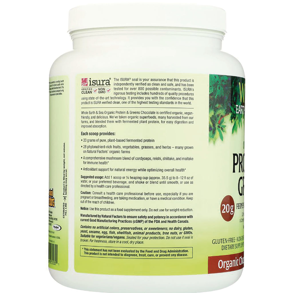 NFC199 | product infographic showing supplement benefits, scoop amount, ingredients and usage on jar side - Thumbnail