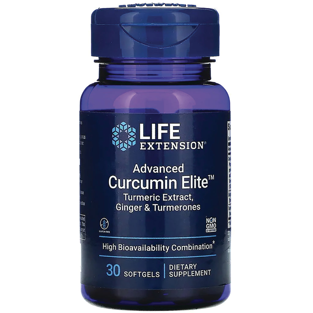LE576 | Life Extension Advanced Curcumin Elite turmeric extract with ginger and turmerones, 30 softgels - Thumbnail