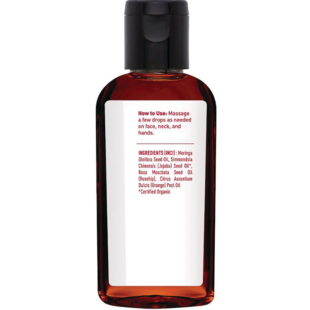 DST137 | back label on amber bottle showing how to use directions and ingredients list - Thumbnail