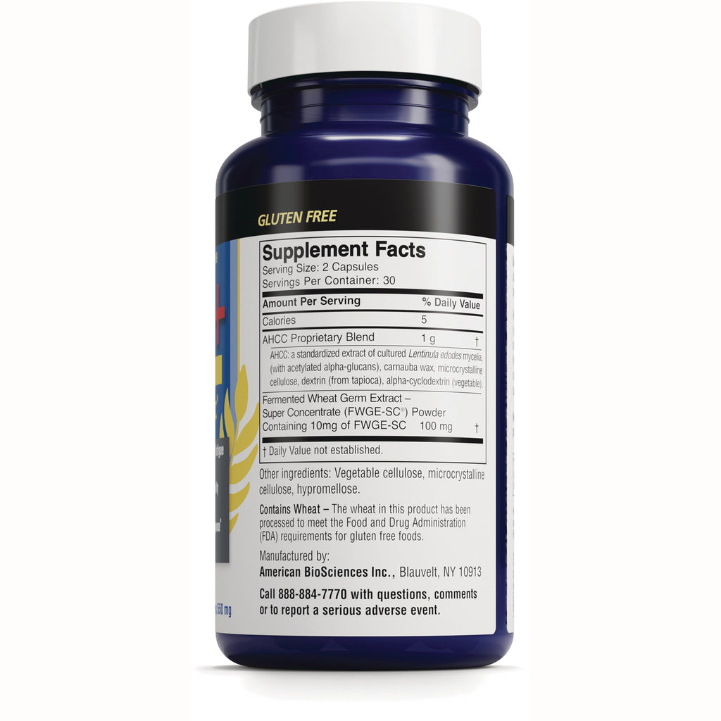 AMB017 | Back label showing Supplement Facts, serving size 2 capsules, ingredients and manufacturer contact - Thumbnail