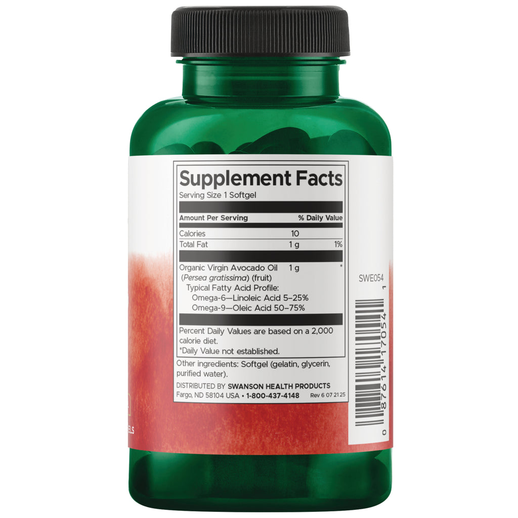 SWE054 |Back label with Supplement Facts - Thumbnail