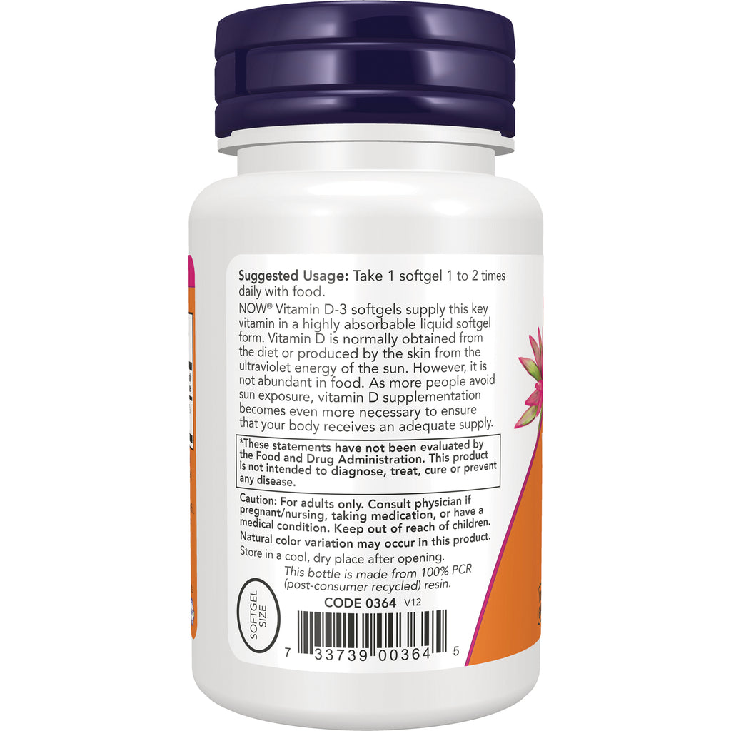 NWF157 | back label of white supplement bottle showing suggested usage text, warnings and barcode - Thumbnail
