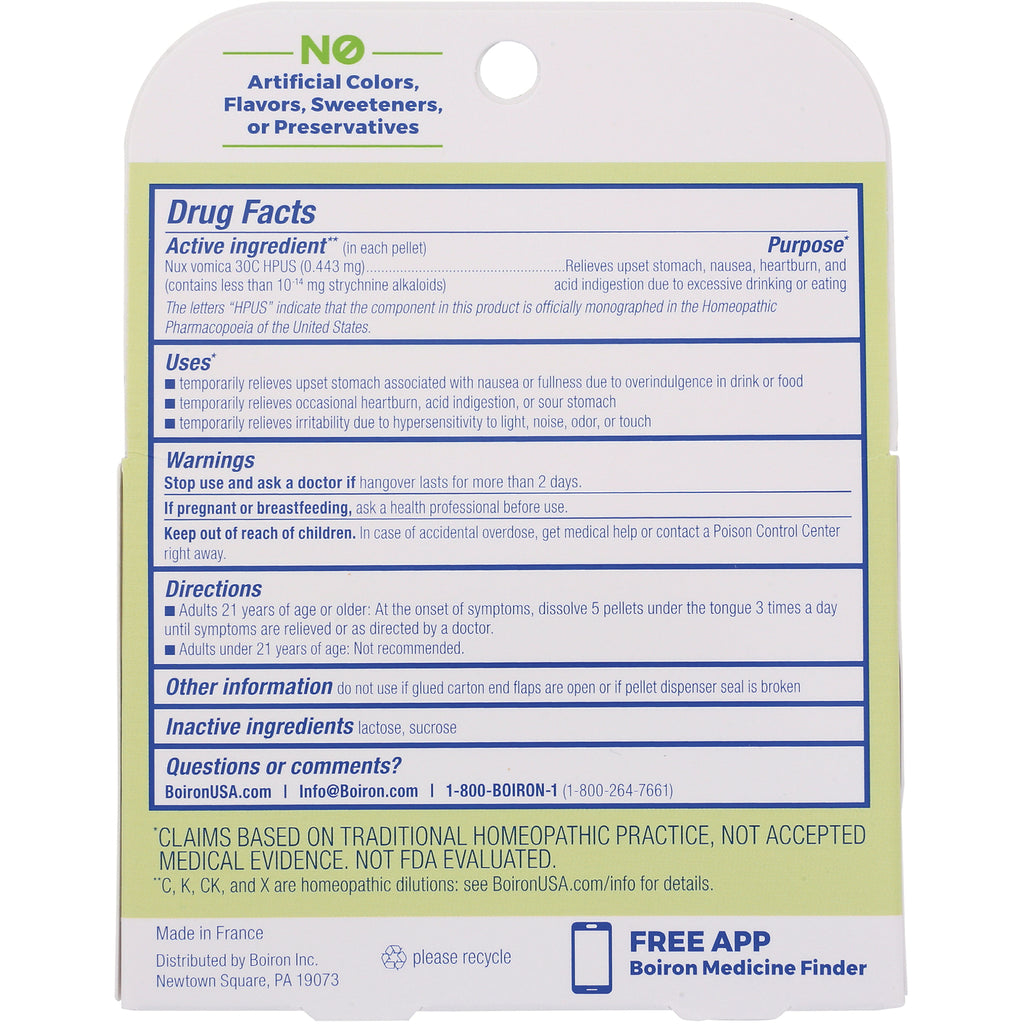 BRN089 | back panel showing Drug Facts with active ingredient, uses, warnings, directions, and contact info - Thumbnail