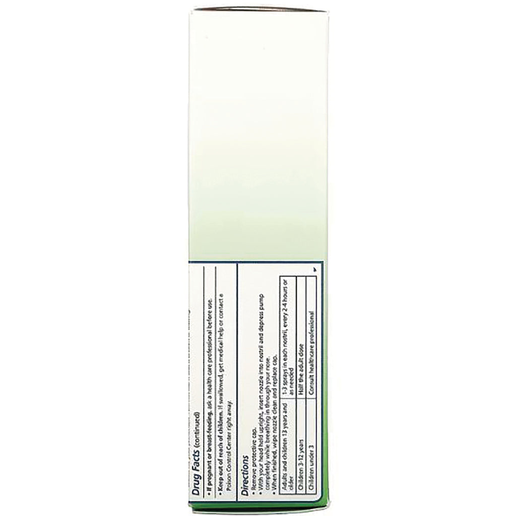 SEG001 | Back of tall green gradient product box showing Drug Facts and directions panel - Thumbnail