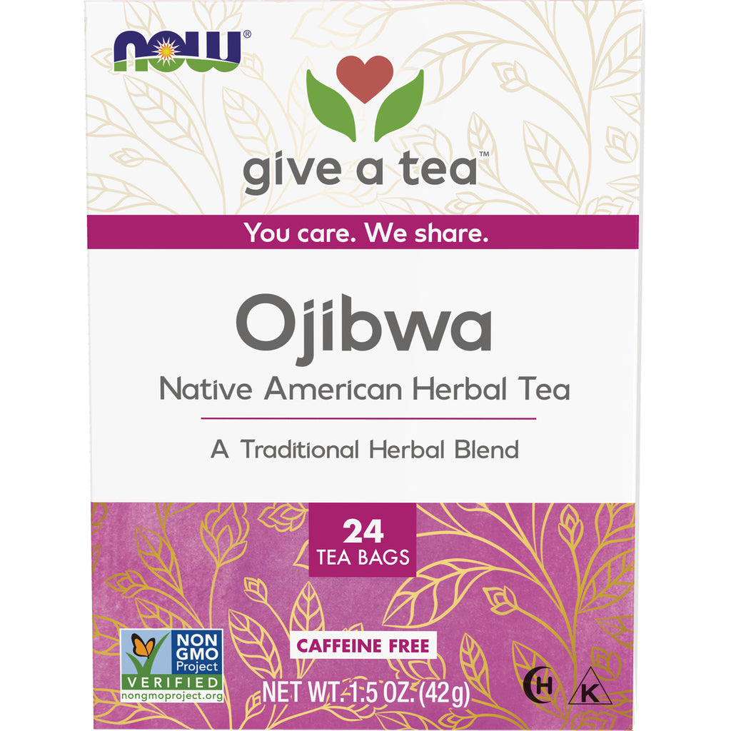 NWF1084 | Ojibwa Native American Herbal Tea box, 24 tea bags, caffeine free - Thumbnail