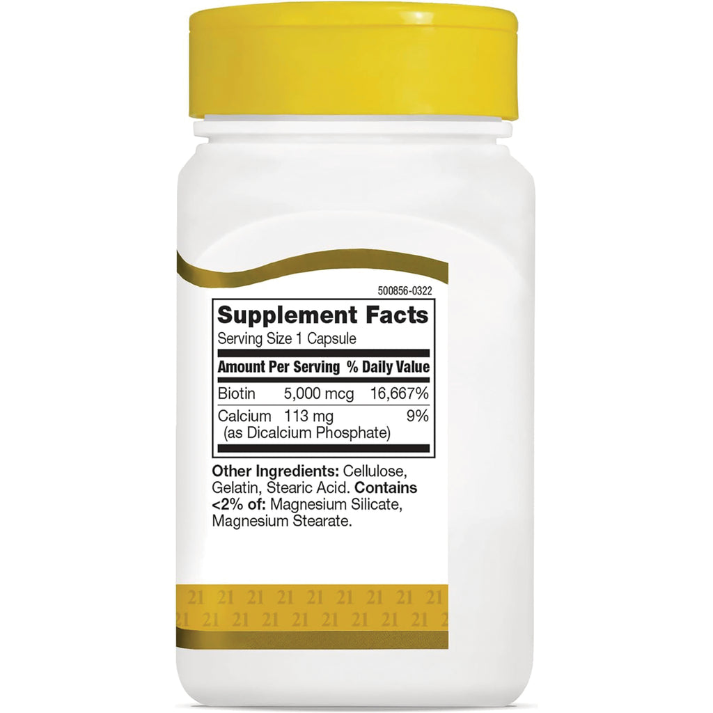 CNT015 | back of white supplement bottle showing Supplement Facts panel and other ingredients - Thumbnail