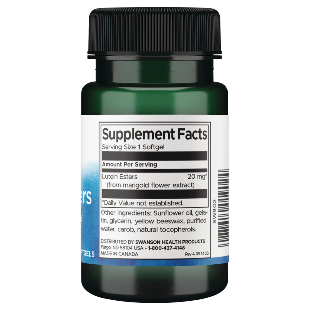 SW902 | Back label with supplement facts and serving information - Thumbnail