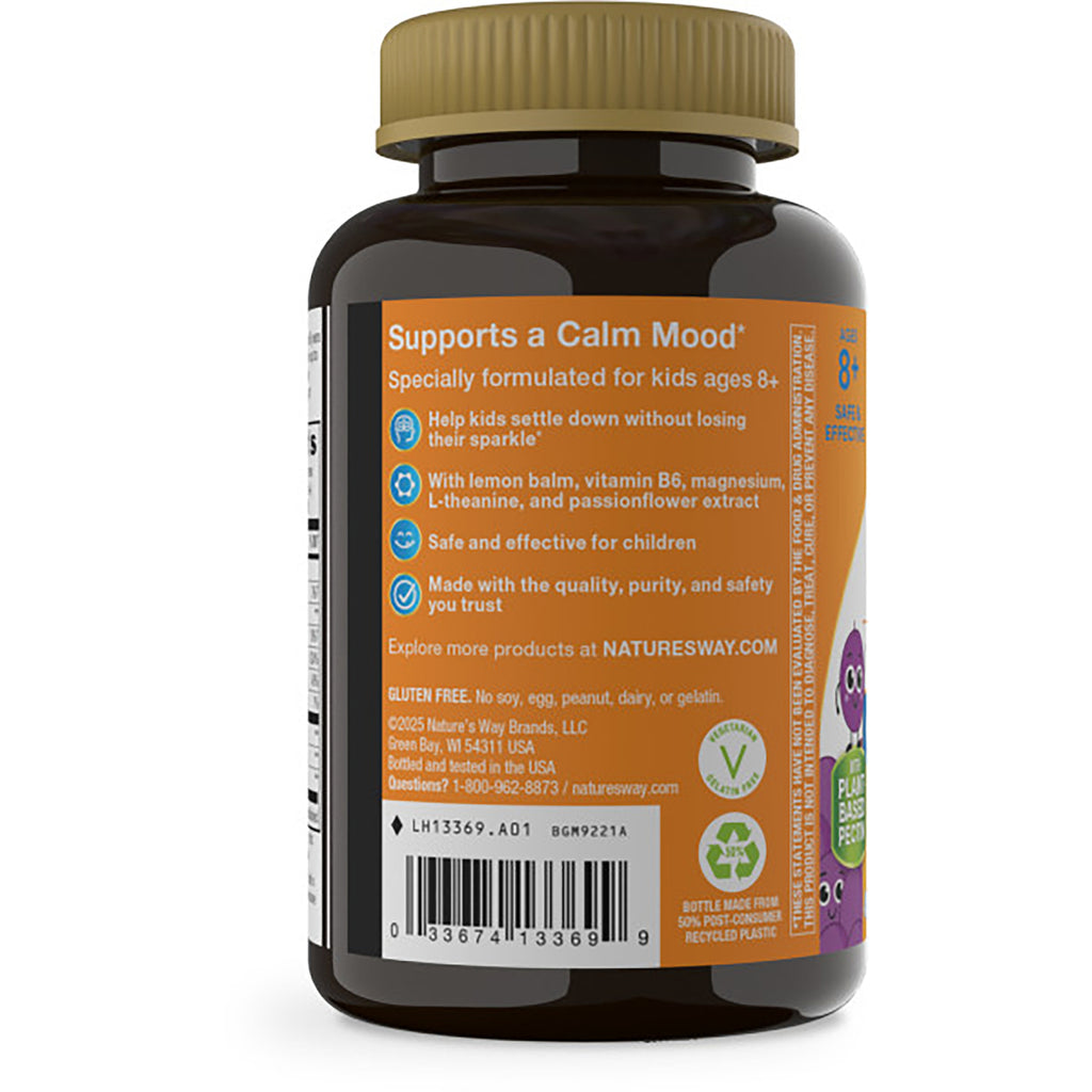 NW1007 | back of supplement bottle with product information, vegan and recycling badges - Thumbnail