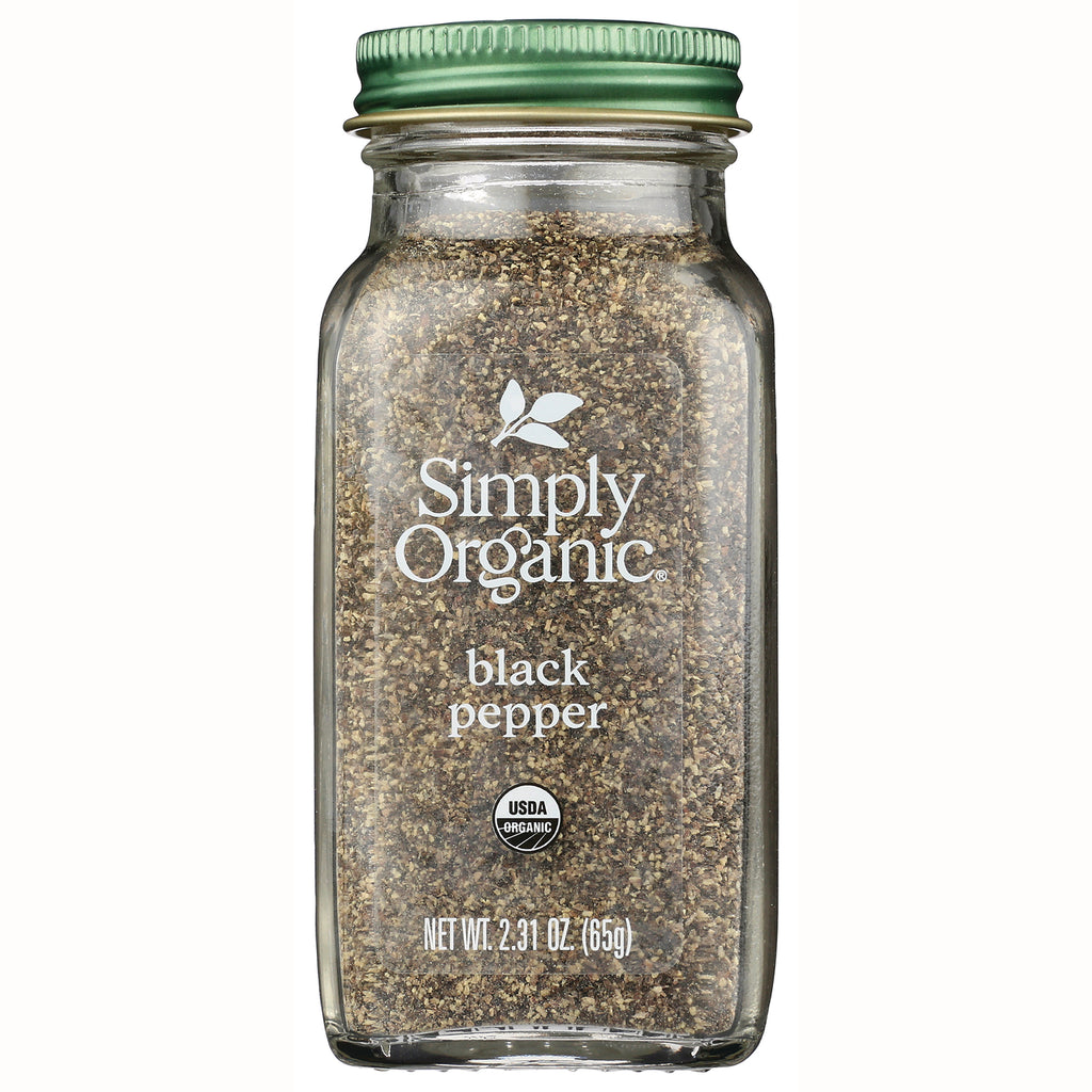 SMP020 | Simply Organic Black Pepper, USDA Organic, 2.31 oz (65 g) jar - Thumbnail
