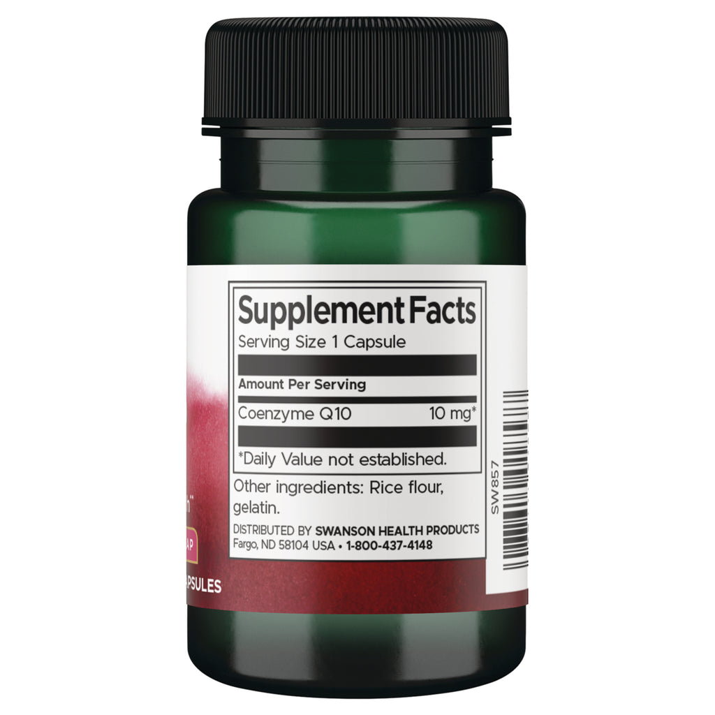 SW857 | Back label with supplement facts and serving information - Thumbnail