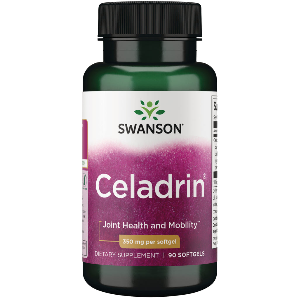 SWU1110 | Swanson Celadrin dietary supplement bottle, 350 mg per softgel, 90 softgels - Thumbnail