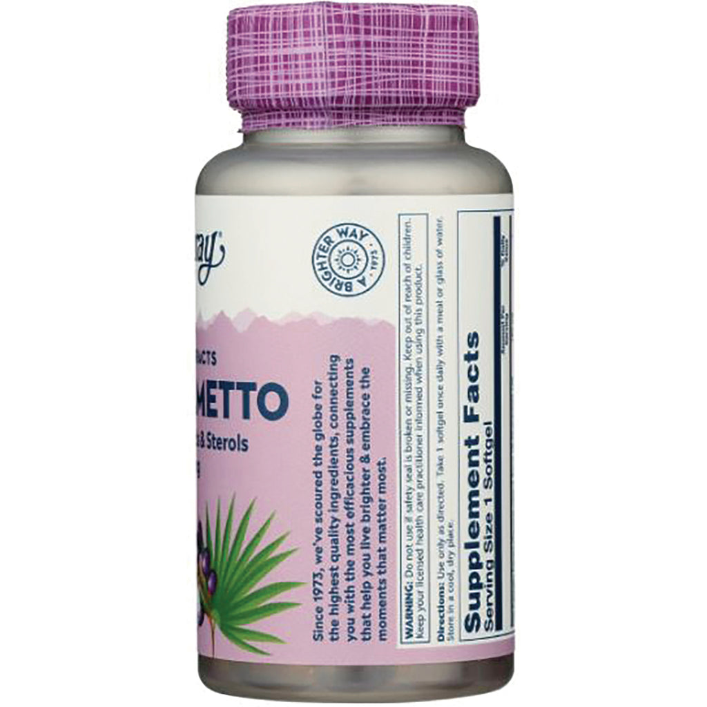 SLR402 | Supplement Facts panel with serving size 1 softgel on bottle label - Thumbnail