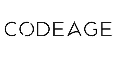 Black 'CODEAGE' logo on a white background