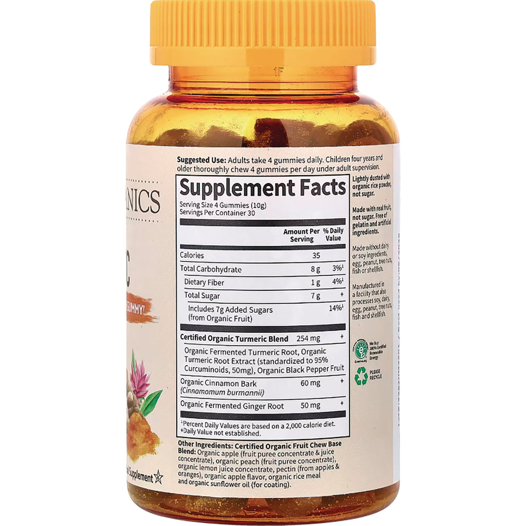 GLF342 | Back of amber supplement bottle showing Supplement Facts panel and ingredients list - Thumbnail