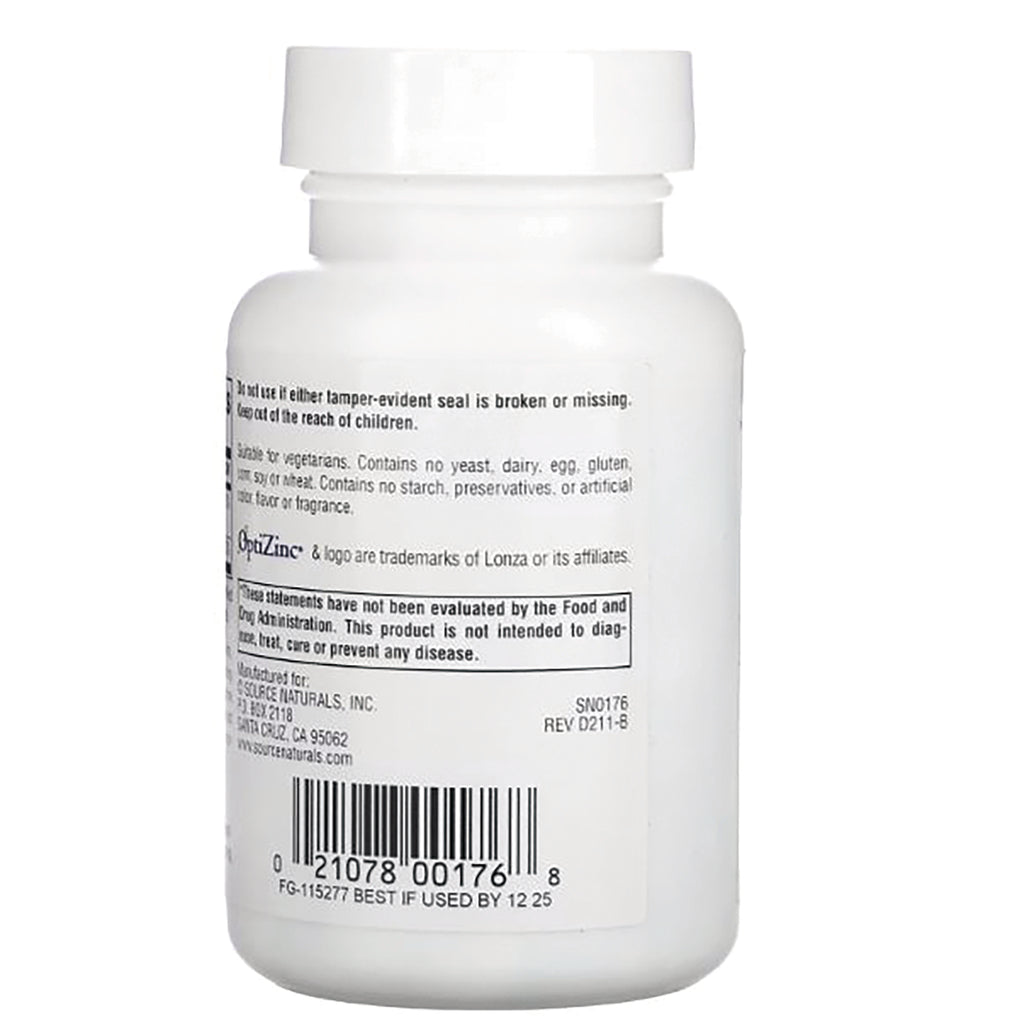 SN651 | Back label of supplement bottle with warnings, manufacturer info, and barcode - Thumbnail