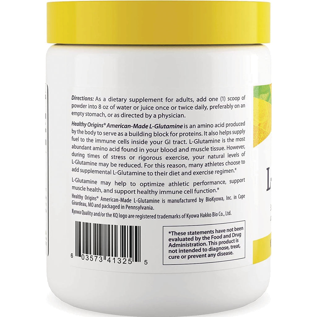 HRG185 | Back label of white supplement jar with directions, product information and barcode - Thumbnail
