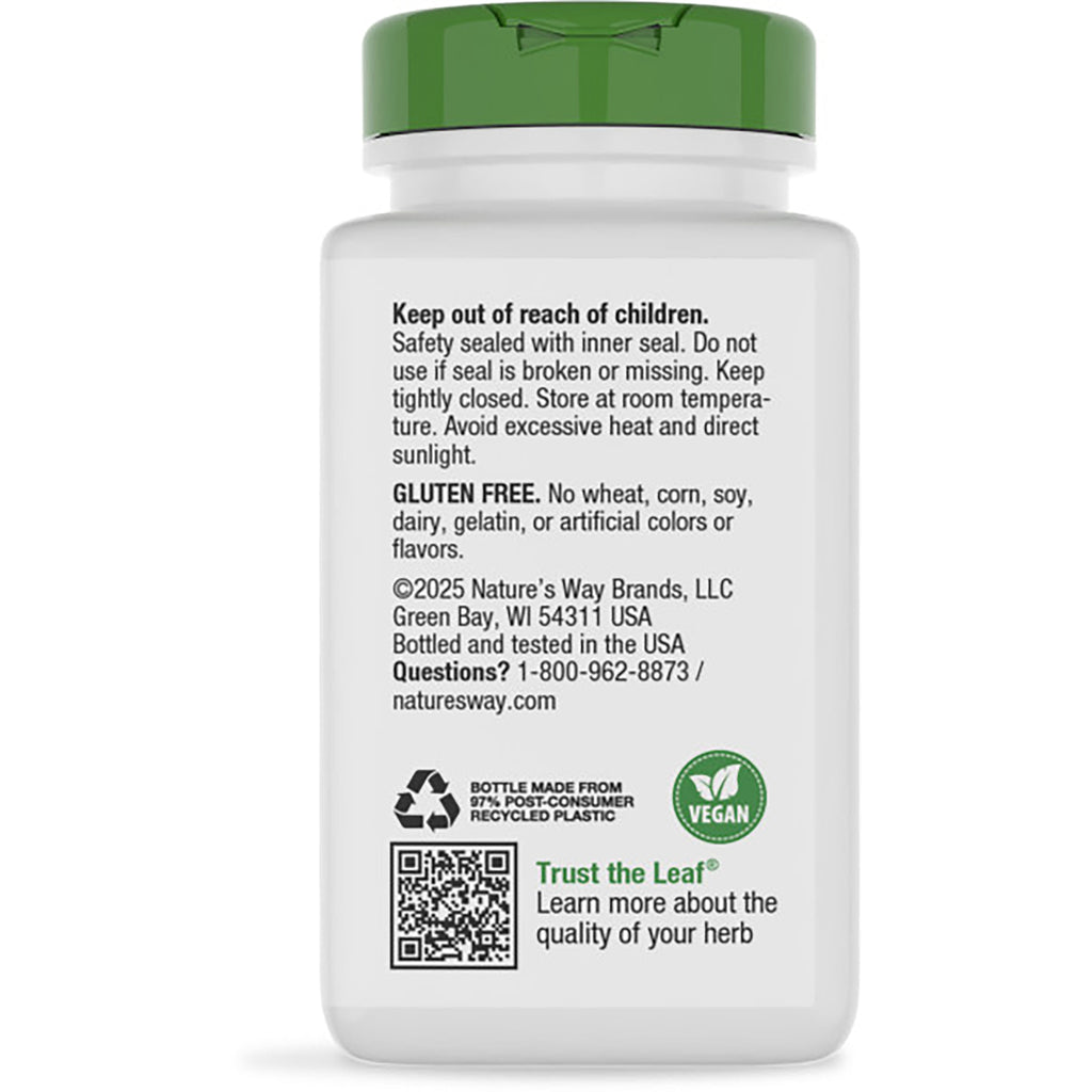 NW147 | Back label of brown supplement bottle reading Traditional Digestive Support, gluten free, contact info and barcode - Thumbnail