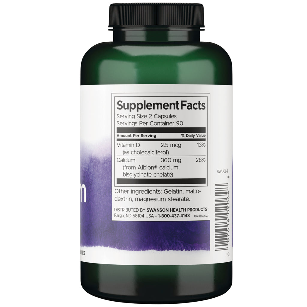 SWU064 | Back label with Supplement Facts - Thumbnail