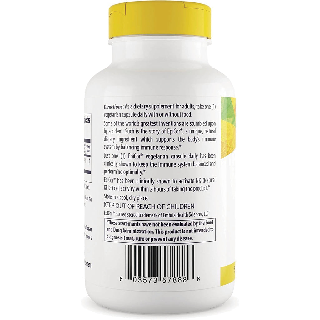 HRG008 | Back label of white supplement bottle showing directions, warnings, and barcode - Thumbnail