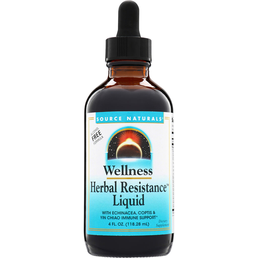 SN275 | Source Naturals Wellness Herbal Resistance Liquid dietary supplement, 4 fl oz - Thumbnail