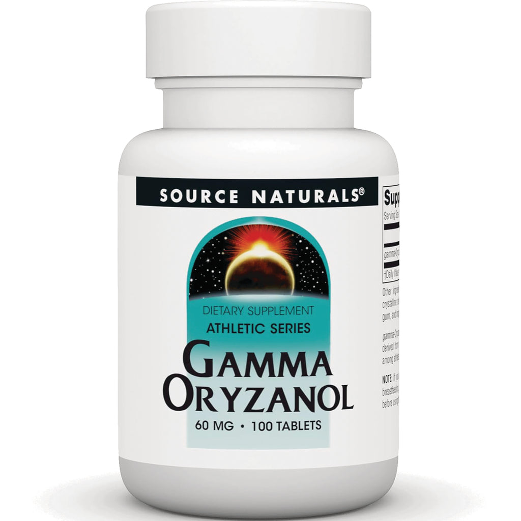 SN716 | Source Naturals Gamma Oryzanol 60 mg dietary supplement, 100 tablets - Thumbnail