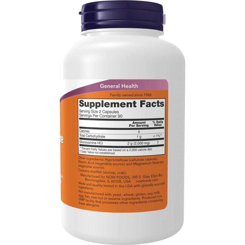 NWF678 | bottle back showing Supplement Facts panel and ingredient and allergen information on orange label - Thumbnail