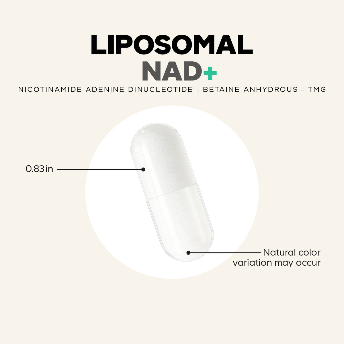 CDG067 | product infographic showing white capsules in a transparent cube and headline Rigorous Testing for Excellence