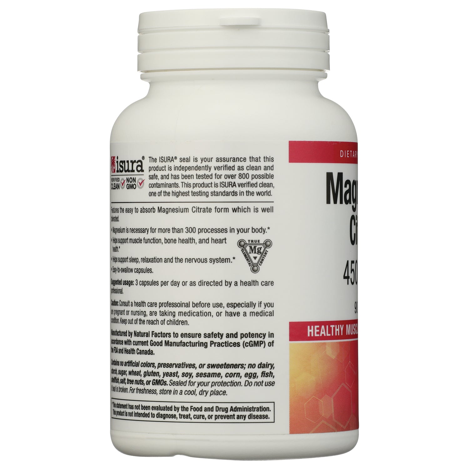 NFC011 | Back label with suggested use and caution statement