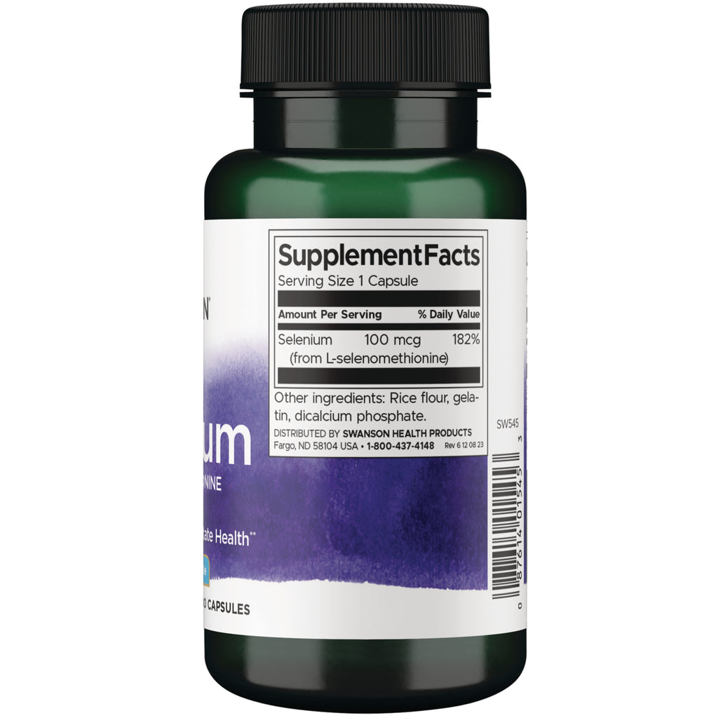 SW545 | Back label with Supplement Facts - Thumbnail