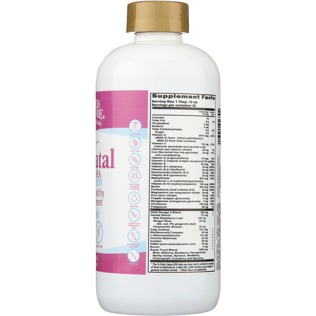 BTR006 | Back of white supplement bottle showing supplement facts label and partial pink front panel - Thumbnail