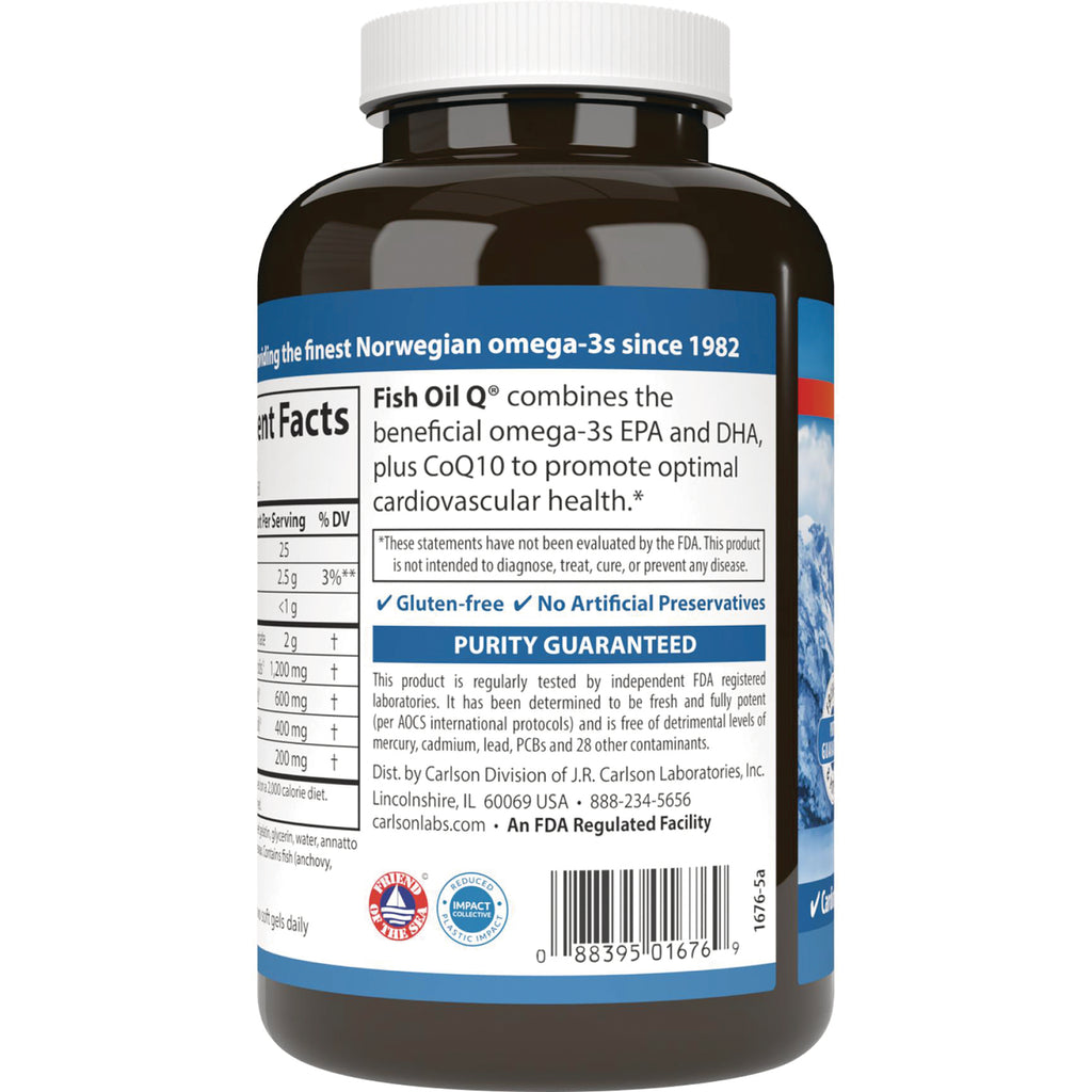 CSN246 | back of brown supplement bottle showing product facts, purity guaranteed panel and barcode - Thumbnail