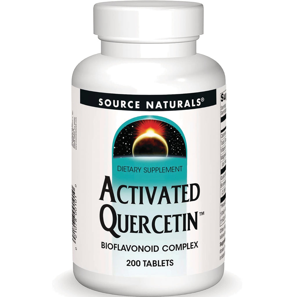 SN608 | Source Naturals Activated Quercetin Bioflavonoid Complex dietary supplement, 200 tablets - Thumbnail