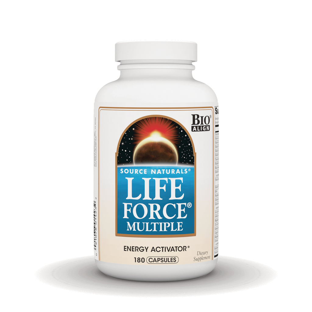 SN567 | Source Naturals Life Force Multiple Energy Activator, 180 capsules bottle front - Thumbnail