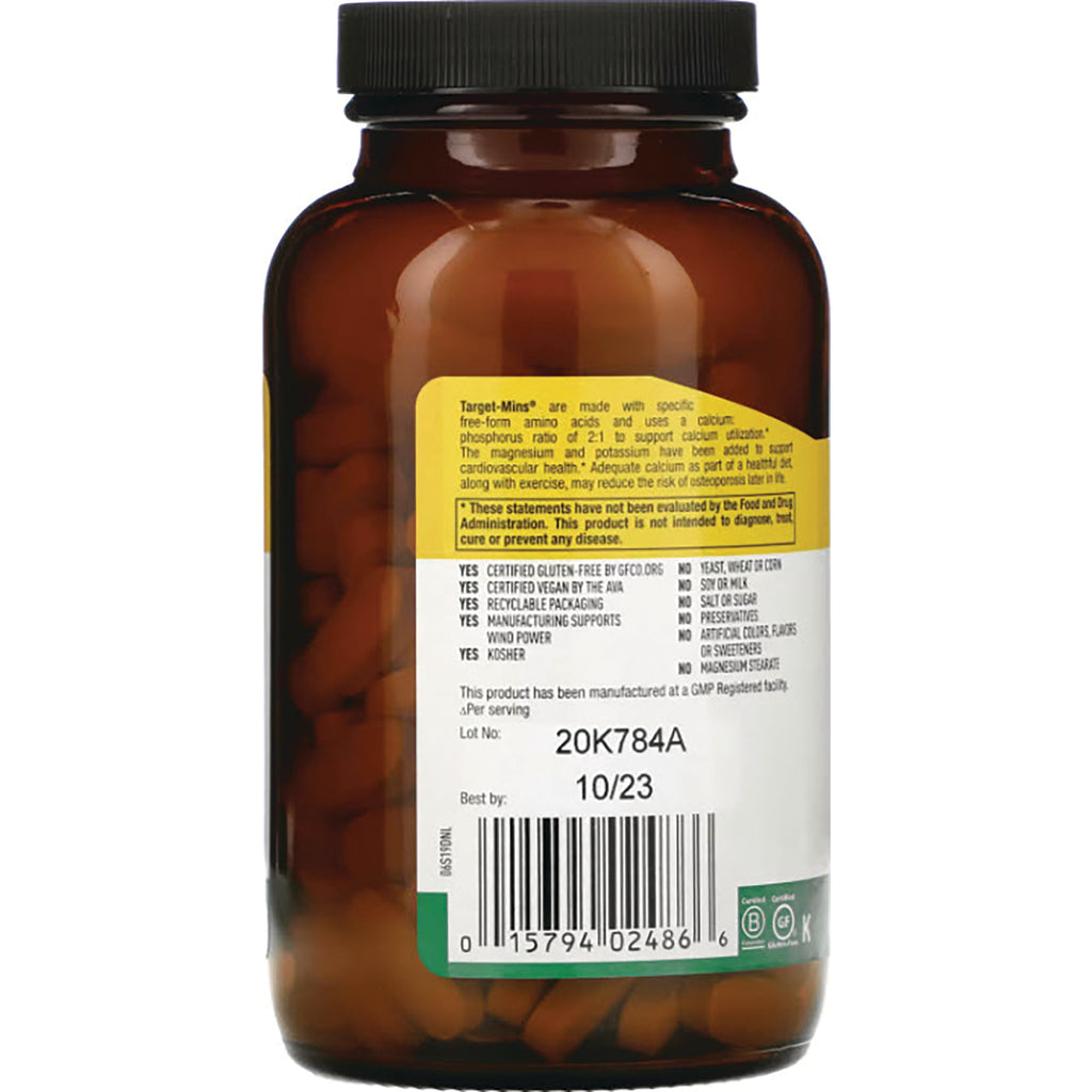 CRL520 | Back of amber supplement bottle showing label with lot 20K784A, best by 10/23 and barcode - Thumbnail