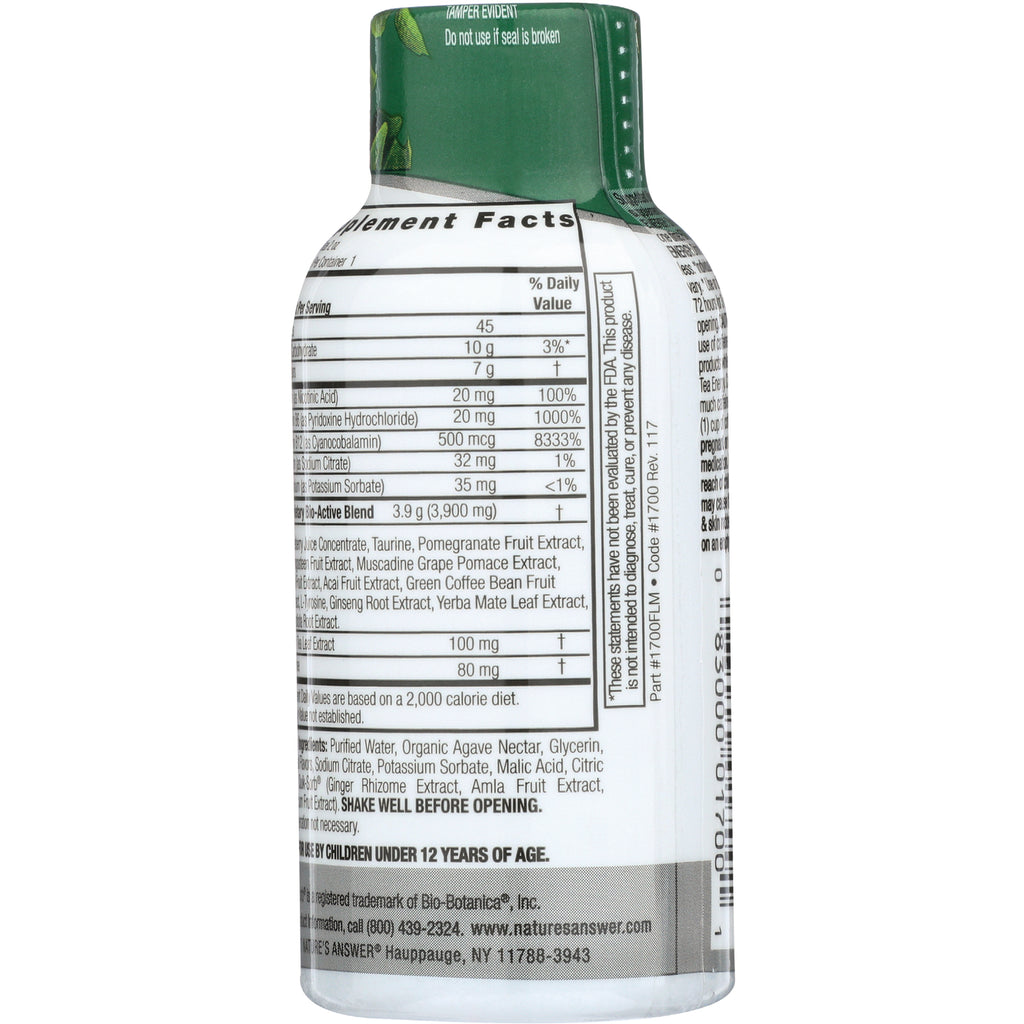 NAT342 | Back label showing supplement facts, ingredients and directions on white bottle - Thumbnail