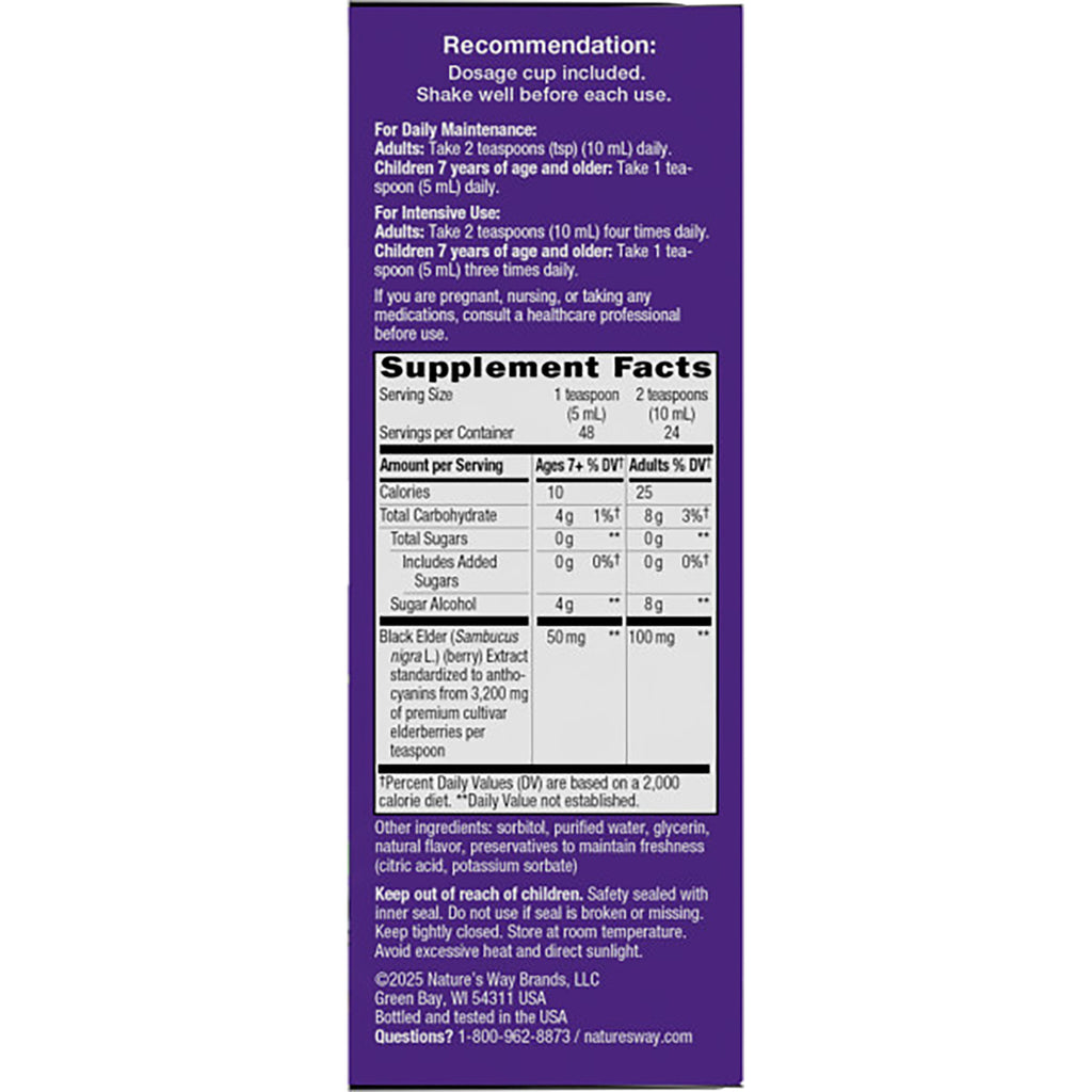 NW664 | back label showing directions, Supplement Facts panel, ingredients and safety warnings - Thumbnail