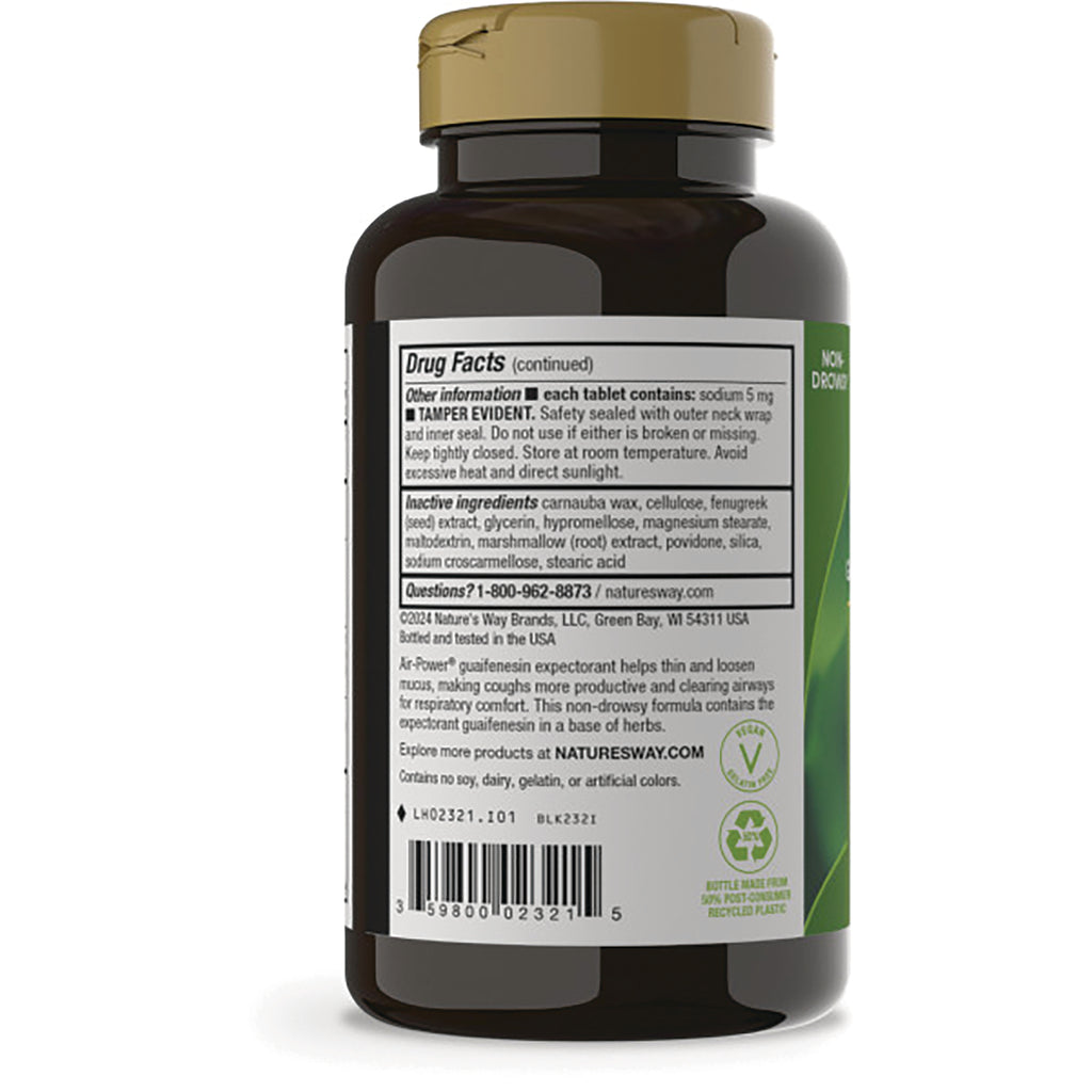 ET004 | Back label showing drug facts, inactive ingredients, barcode and contact information on brown supplement bottle - Thumbnail