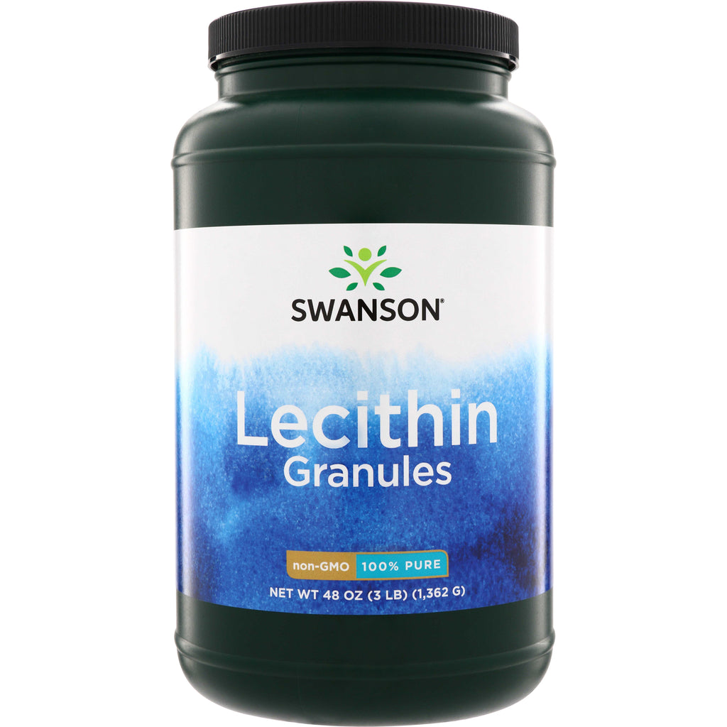 SW1069 | Swanson Lecithin Granules container, non-GMO, 100% pure, 48 oz - Thumbnail