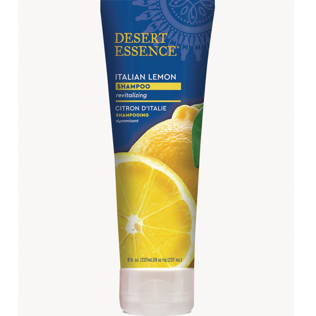 DST129 | Desert Essence Italian Lemon shampoo tube with lemon graphic and 8 fl oz label - Thumbnail
