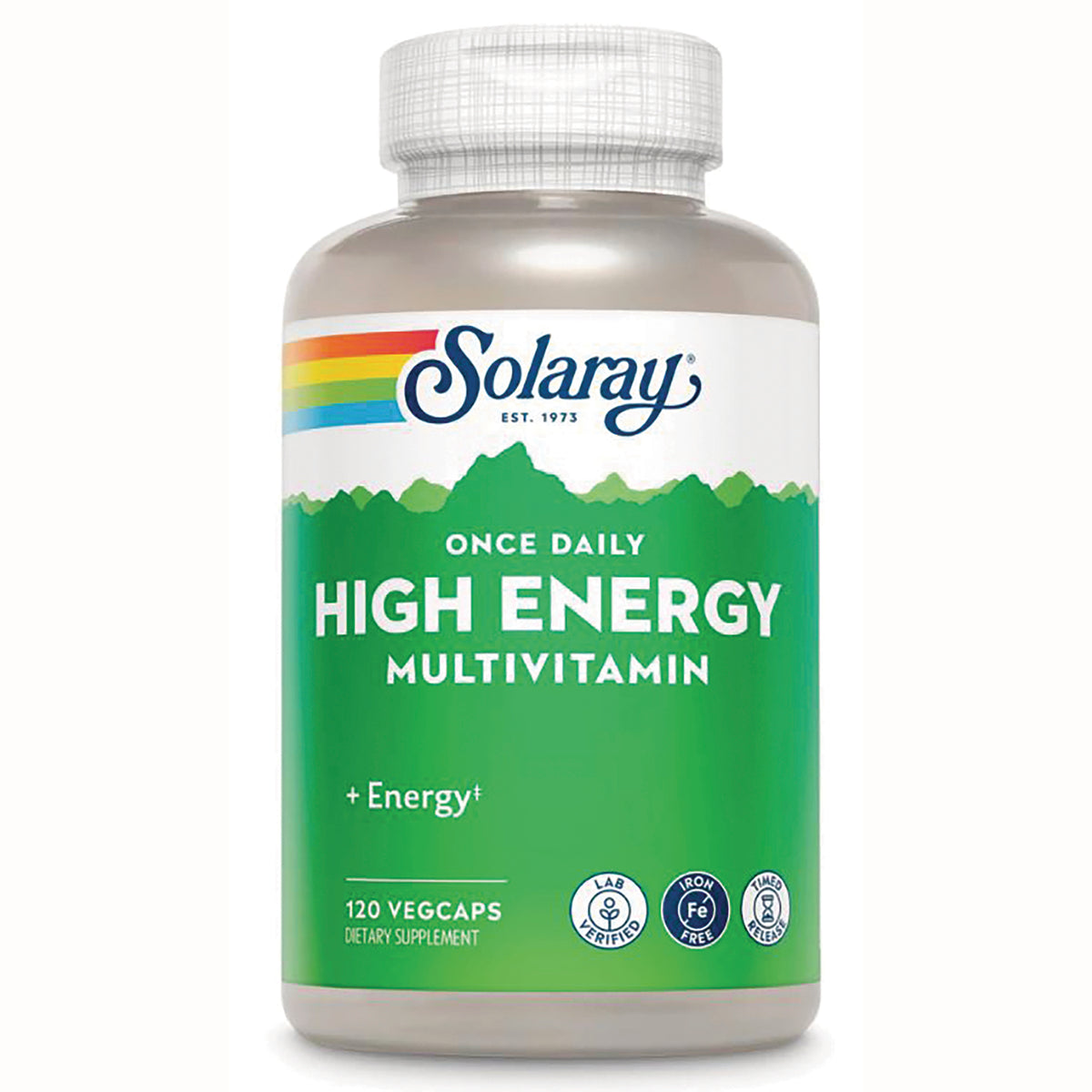SLR457 | Solaray Once Daily High Energy Multivitamin, 120 VegCaps