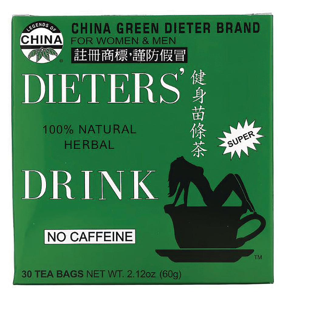UL012 | Legends of China Dieters' Drink herbal tea box, no caffeine, 30 tea bags - Thumbnail