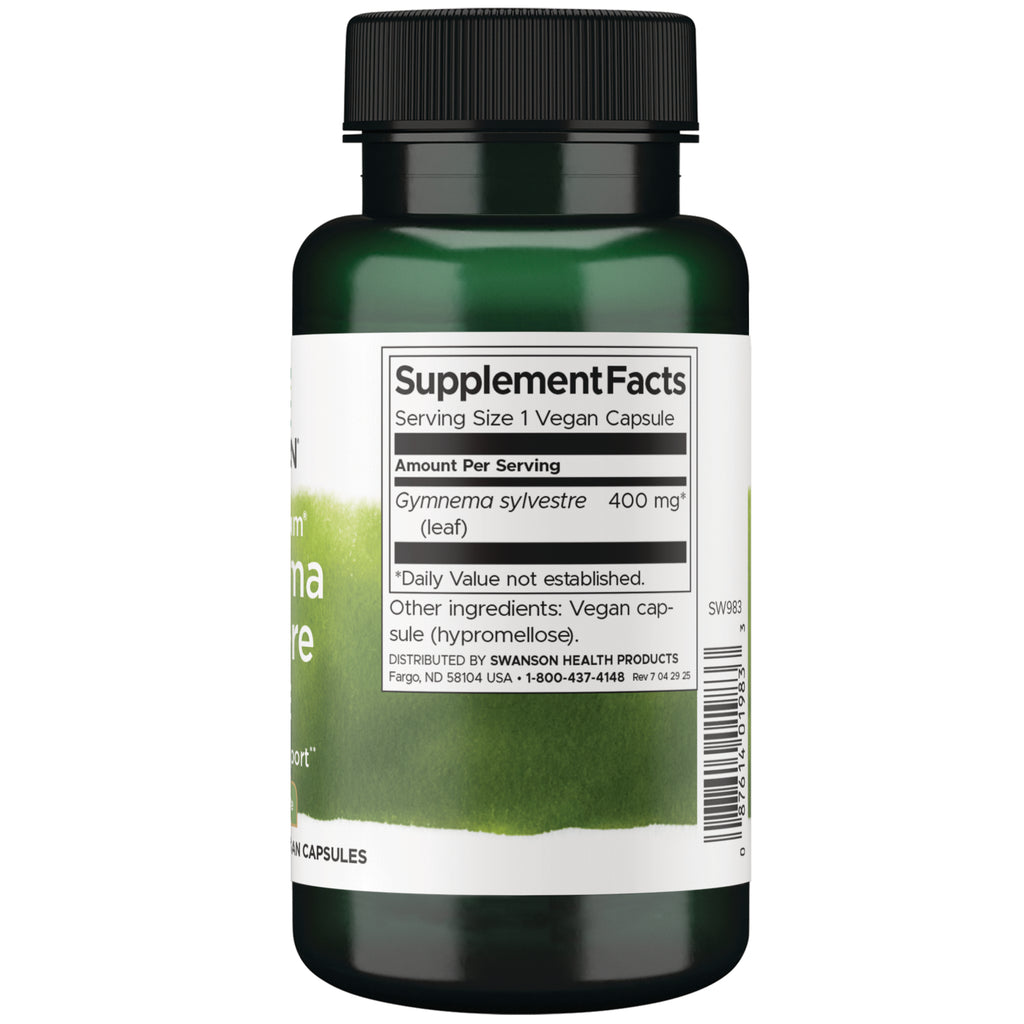 SW983 | Supplement Facts label: Serving Size 1 vegan capsule - Thumbnail
