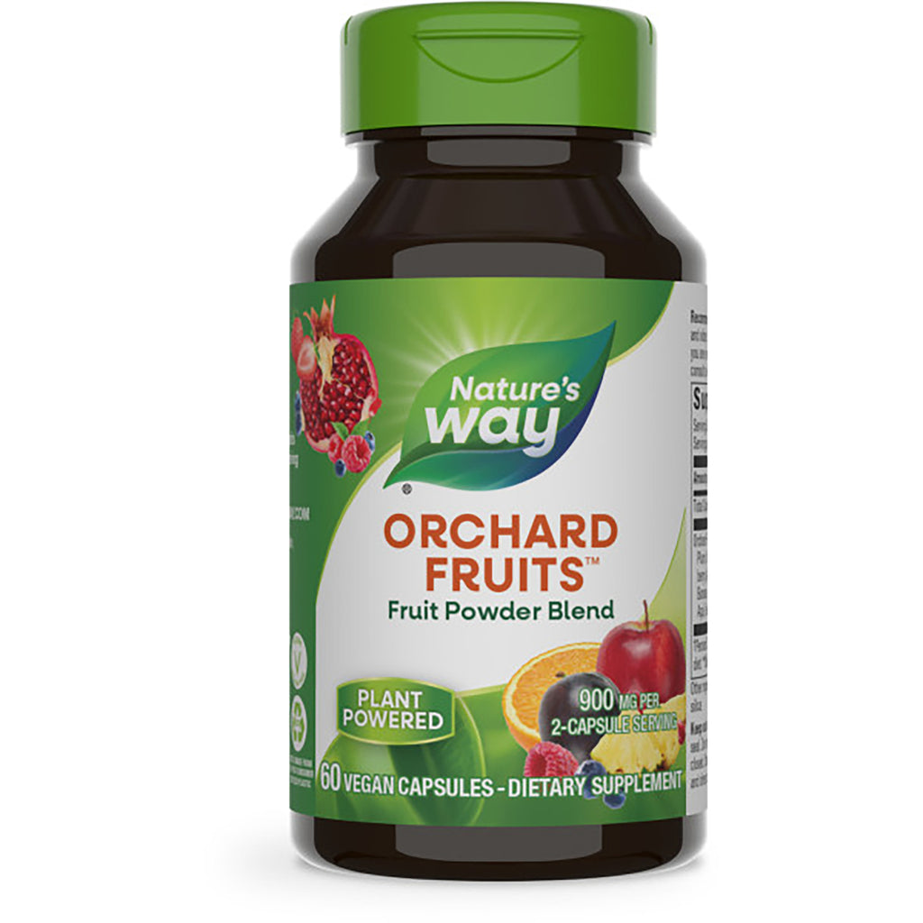 NW560 | Nature's Way Orchard Fruits fruit powder blend bottle, 60 vegan capsules - Thumbnail