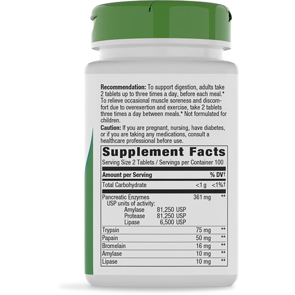 ET255 | Bottle back label showing Supplement Facts panel, ingredient list, and serving size information - Thumbnail