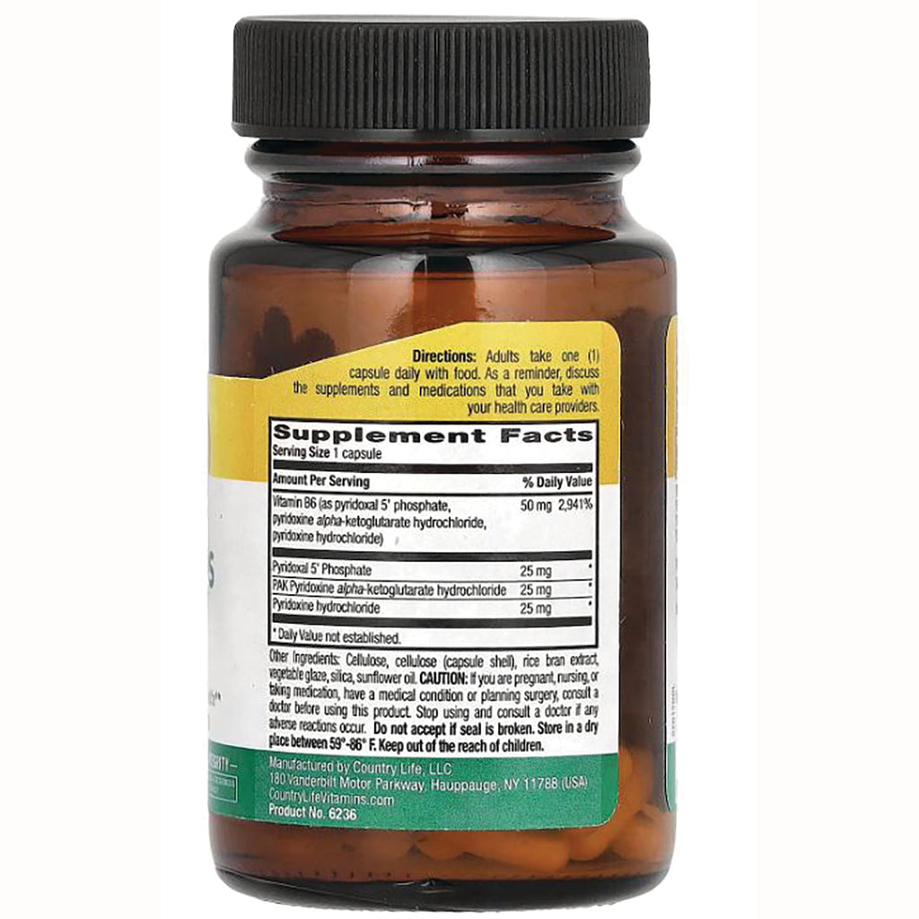 CRL561 | amber supplement bottle back showing Supplement Facts label, directions, and ingredients - Thumbnail
