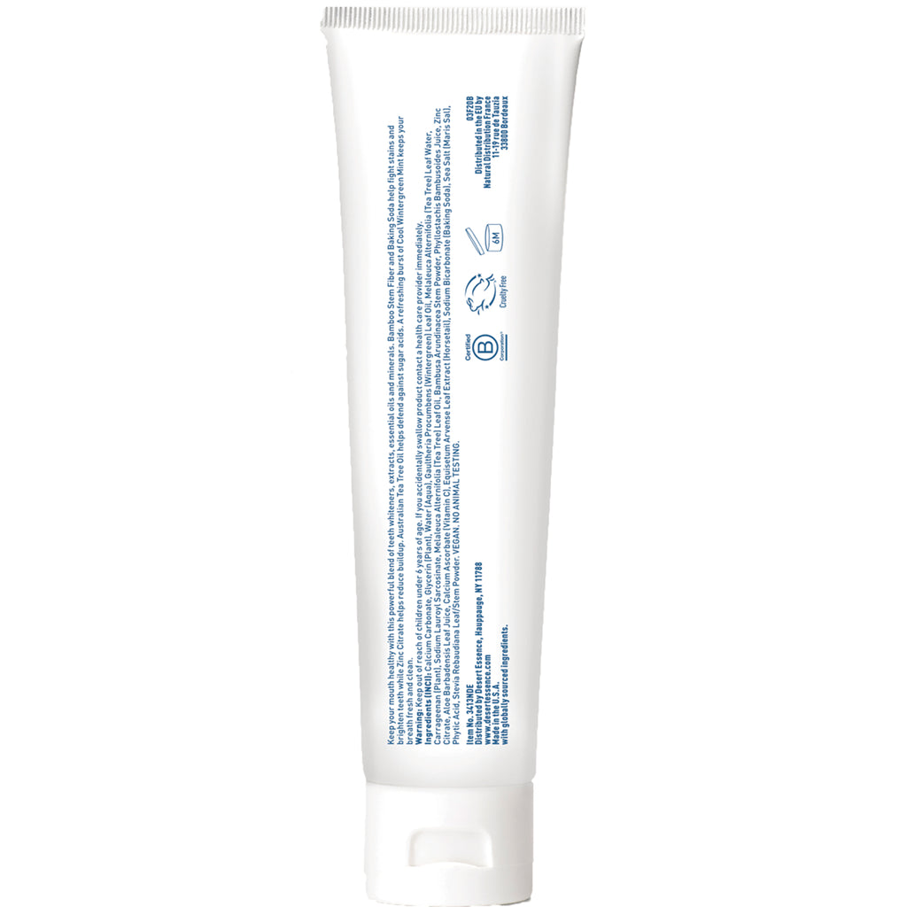 DST126 | white tube back showing vertical ingredient text and certification icons - Thumbnail