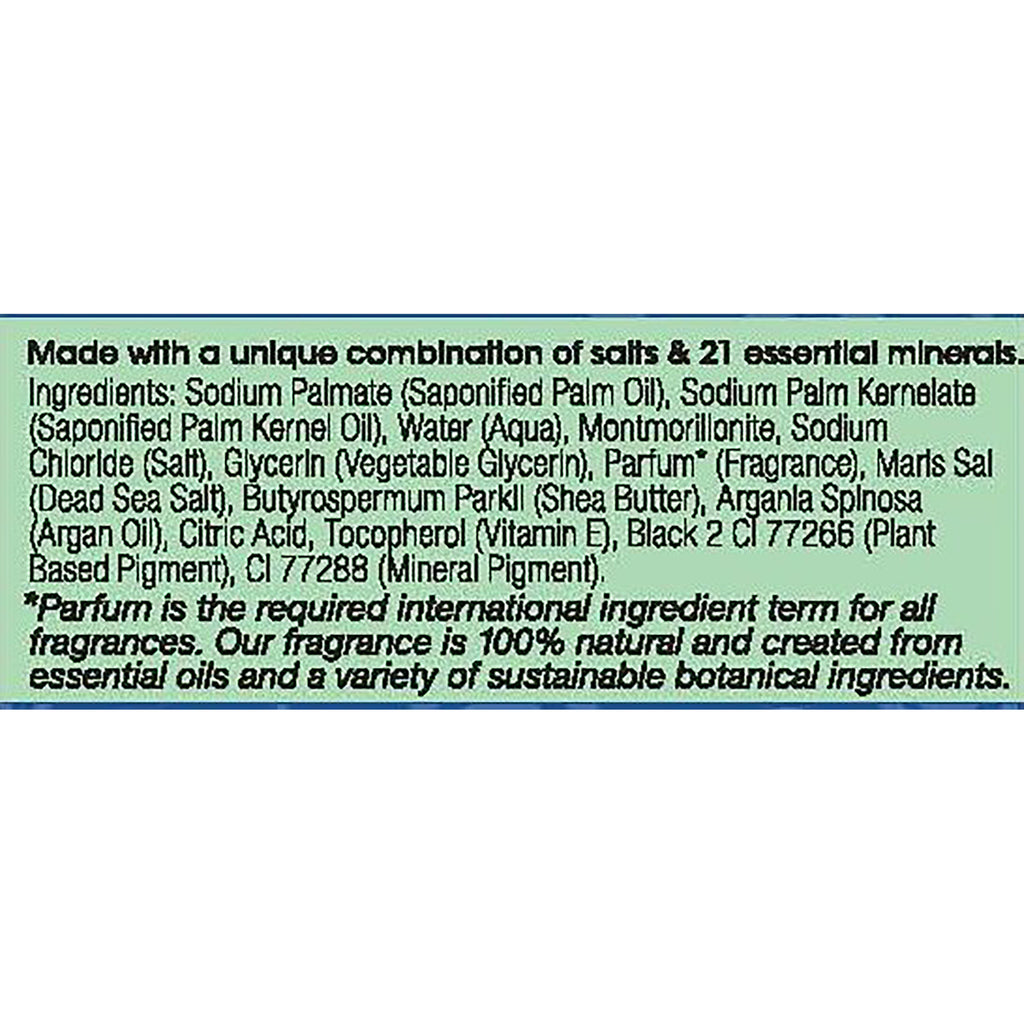 OWN027 | Ingredients panel with salits and 21 essential minerals, plus fragrance note - Thumbnail