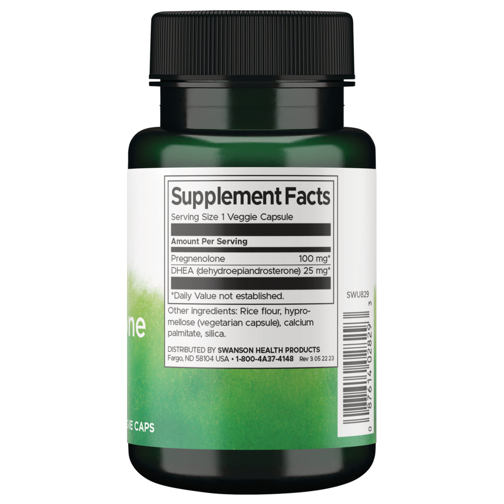 SWU829 | Back label with Supplement Facts - Thumbnail